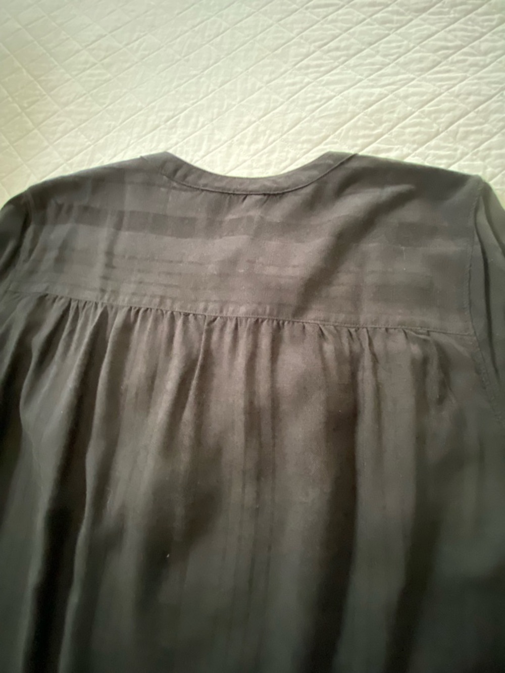 Time and Tru Black Bohemian Blouse Size L (12-14) - Picture 11 of 14
